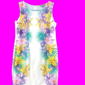 Roz & Ali sundress Fitted Floral design Size 8